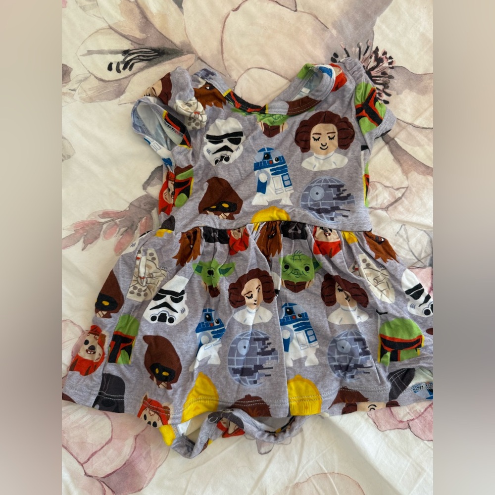 Star Wars Play Collection Infant Romper - Multicolor